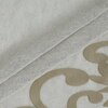 Homeroots 72 x 70 x 1 in. Gold Contemporary Velvet Scroll Shower Curtain 399762